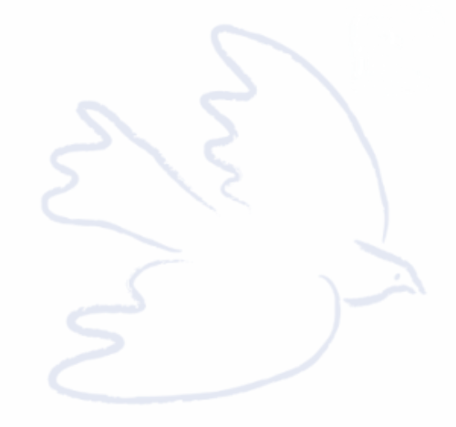 Dove logo - white